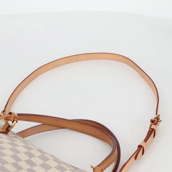 LOUIS VUITTON Damier Azur Lymington Tote Bag 2way N40022 LV Auth 135294M - Picture 9 of 16
